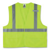 Glowear 8225Hl Class 2 Standard Solid Hook And Loop Vest, Polyester, Lime, Large/X-Large