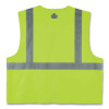 Glowear 8225Hl Class 2 Standard Solid Hook And Loop Vest, Polyester, Lime, 4X-Large/5X-Large