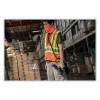Glowear 8229Z Class 2 Economy Two-Tone Zipper Vest, Polyester, 4X-Large/5X-Large, Orange