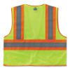 Glowear 8230Z Class 2 Two-Tone Mesh Zipper Vest, Polyester, Small/Medium, Lime