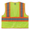 Glowear 8230Z Class 2 Two-Tone Mesh Zipper Vest, Polyester, 2X-Large/3X-Large, Lime