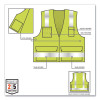 Glowear 8250Z Class 2 Surveyors Zipper Vest, Polyester, 2X-Large/3X-Large, Lime