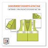 Glowear 8261Frhl Class 2 Dual Compliant Fr Hook And Loop Safety Vest, 4X-Large/5X-Large, Lime