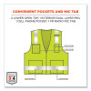 Glowear 8262Frz Class 2 Fr Surveyor Zipper Vest, Tencel/Modacrylic/Para-Aramid/Kevlar, Small/Medium, Lime