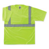 Glowear 8289 Class 2 Hi-Vis T-Shirt, Polyester, Lime, Medium