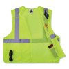 Glowear 8217Ba Class 2 Breakaway Mesh Vest, Polyester, Large/X-Large, Lime