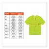 Glowear 8089 Non-Certified Hi-Vis T-Shirt, Polyester, 3X-Large, Lime