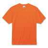 Glowear 8089 Non-Certified Hi-Vis T-Shirt, Polyester, 2X-Large, Orange