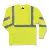 Glowear 8391 Class 3 Hi-Vis Long Sleeve Shirt, 2X-Large, Lime
