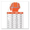 Glowear 8391 Class 3 Hi-Vis Long Sleeve Shirt, Large, Orange