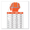 Glowear 8391 Class 3 Hi-Vis Long Sleeve Shirt, 4X-Large, Orange