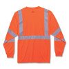 Glowear 8391 Class 3 Hi-Vis Long Sleeve Shirt, 5X-Large, Orange