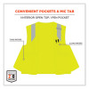 Glowear 8263Frhl Class 2 Fr Safety Economy Hook And Loop Vest, Modacrylic Mesh/Cotton, Small/Medium, Lime