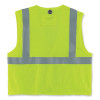 Glowear 8263Frhl Class 2 Fr Safety Economy Hook And Loop Vest, Modacrylic Mesh/Cotton, Small/Medium, Lime