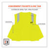 Glowear 8263Frhl Class 2 Fr Safety Economy Hook And Loop Vest, Modacrylic Mesh/Cotton, Large/X-Large, Lime