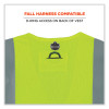 Glowear 8263Frhl Class 2 Fr Safety Economy Hook And Loop Vest, Modacrylic Mesh/Cotton, 4X-Large/5X-Large, Lime