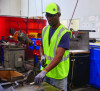 Glowear 8205Hl-Eco Class 2 Recycled Hi-Vis Vest, Mesh, Polyester, Large/X-Large, Lime