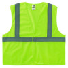 Glowear 8205Hl-Eco Class 2 Recycled Hi-Vis Vest, Mesh, Polyester, Large/X-Large, Lime