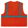 Glowear 8205Hl-Eco Class 2 Recycled Hi-Vis Vest, Mesh, Polyester, Large/X-Large, Orange