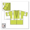 Glowear 8310Hl Class 3 Economy Hook And Loop Vest, Polyester, 4X-Large/5X-Large, Lime