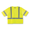 Glowear 8320Z Class 3 Standard Zipper Vest, Polyester, 2X-Large/3X-Large, Lime