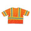 Glowear 8330Z Class 3 Two-Tone Zipper Vest, Polyester, 4X-Large/5X-Large, Orange