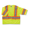Glowear 8330Z Class 3 Two-Tone Zipper Vest, Polyester, Small/Medium, Lime