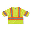 Glowear 8330Z Class 3 Two-Tone Zipper Vest, Polyester, 4X-Large/5X-Large, Lime