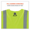 Glowear 8356Frhl Class 3 Fr Hook And Loop Safety Vest With Sleeves, Modacrylic, 4X-Large/5X-Large, Lime