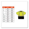 Glowear 8289Bk Class 2 Hi-Vis T-Shirt With Black Bottom, X-Large, Lime