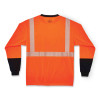 Glowear 8281Bk Class 2 Long Sleeve Shirt With Black Bottom,  X-Large, Orange