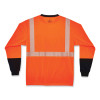 Glowear 8281Bk Class 2 Long Sleeve Shirt With Black Bottom, 5X-Large, Orange