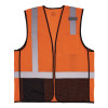 Glowear 8210Z Hi-Vis Class 2 Mesh Vest, Polyester, Small To Medium, Orange