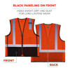 Glowear 8210Z Hi-Vis Class 2 Mesh Vest, 4X-Large To 5X-Large, Orange