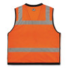 Glowear 8253Hdz Class 2 Heavy-Duty Mesh Surveyors Vest, Polyester, Large/X-Large, Orange