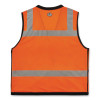 Glowear 8253Hdz Class 2 Heavy-Duty Mesh Surveyors Vest, Polyester, 2X-Large/3X-Large, Orange