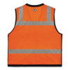 Glowear 8253Hdz Class 2 Heavy-Duty Mesh Surveyors Vest, Polyester, 4X-Large/5X-Large, Orange