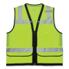 Glowear 8253Hdz Class 2 Heavy-Duty Mesh Surveyors Vest, Polyester, Large/X-Large, Lime