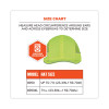 Skullerz 8950 Bump Cap, Short Front Brim, Xxx-Small To Large (Up To 7.5), 0.01" Insert, Lime