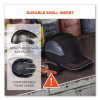 Skullerz 8950 Bump Cap, Short Front Brim, Xxx-Small To Large (Up To 7.5), 0.01" Insert, Navy
