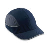 Skullerz 8950Xl Xl Bump Cap Hat, Short Front Brim, Large To Xxx-Large (7.5 And Up), 0.01" Insert, Navy