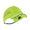 Skullerz 8960 Bump Cap With Led Lighting, Short Front Brim, Xxx-Small To Large (Up To 7.5), 0.01" Insert, Lime Green
