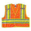 Glowear 8245Psv Class 2 Public Safety Vest, Polyester, Small/Medium, Orange