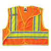 Glowear 8245Psv Class 2 Public Safety Vest, Polyester, Large/X-Large, Orange