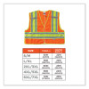 Glowear 8245Psv Class 2 Public Safety Vest, Polyester, 4X-Large/5X-Large, Orange