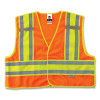 Glowear 8245Psv Class 2 Public Safety Vest, Polyester, 4X-Large/5X-Large, Orange