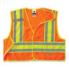 Glowear 8245Psv Class 2 Public Safety Vest, Polyester, 6X-Large/7X-Large, Orange