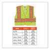 Glowear 8245Psv Class 2 Public Safety Vest, Polyester, Small/Medium, Lime