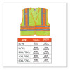 Glowear 8245Psv Class 2 Public Safety Vest, Polyester, Large/X-Large, Lime