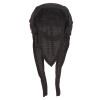 Skullerz 8948 Mesh Do Rag Bandana And Bump Cap Insert, One Size Fits Most, 0.2" Insert, Black